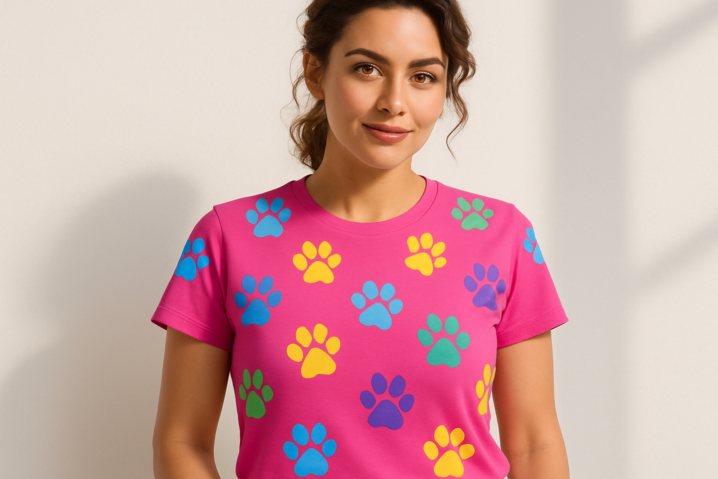 women wearing the same print